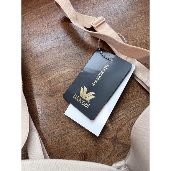 Wacoal Red Carpet Strapless Underwire Bra Sand 38C Convertible Style# 854119 - Picture 4 of 8